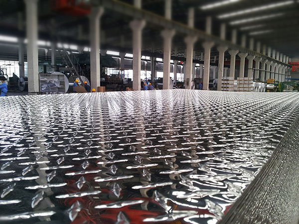 chapas de aluminio damero